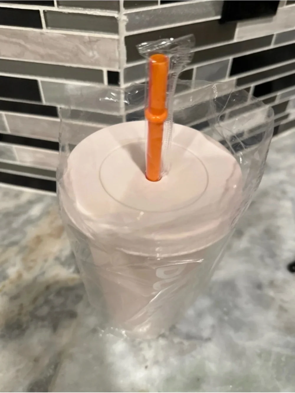 Parke X Dunkin Cup with Straw